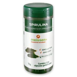 Spirulina (500mg) 120 Cápsulas - Meissen