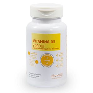 Vitamina D3 (2000 UI) 30 Cápsulas - Divinité