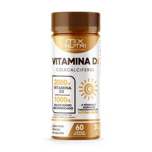 Vitamina D3 (500mg) 60 Cápsulas - Nutri Mix