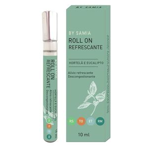 Roll On Refrescante Hortelã e Eucalipto (Alívio Refrescante e Ajuda a Respiração) 10ml - By Samia
