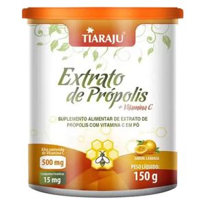 Extracto de propóleo con vitamina C (500mg) sabor naranja 150g - Tiarajú