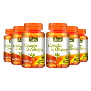 KIT 6X Oliveira (1000mg) 100 Cápsulas - Tiarajú