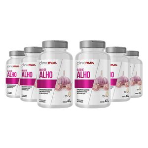 Kit 6x Aceite de Ajo (500mg) 60 Cápsulas - Té Más