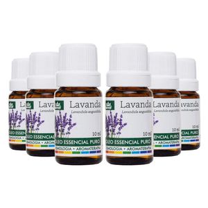 Kit 6x Óleo Essencial Lavanda 10ml - Wnf
