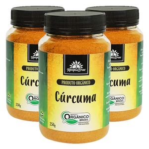 Kit 3x Cúrcuma em pó (Orgânico) 250g - Kampo de Ervas