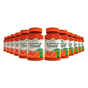 Caja 12x Licopeno De Tomate (500mg) 60 Cápsulas Vegetarianas - Katiguá