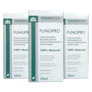 Kit 3x Fungipro 20ml 100% Natural - Wnf