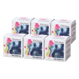 KIT 6X Creme Colágeno p/ Rosto 50g - Vitalab