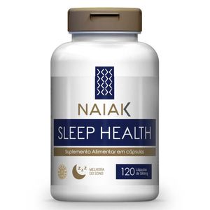 Sleep Health (Inositol, L-Triptofano, Magnésio Dimalato e Vitamina B6) 120 Cápsulas - Naiak (Venc. 07/2022)