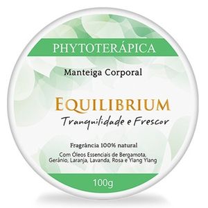 Manteca Corporal Equilibrium (Aceites Esenciales de Bergamota, Geranio, Naranja, Lavanda, Rosa e Ylang Ylang) 100g - Phytoterapic