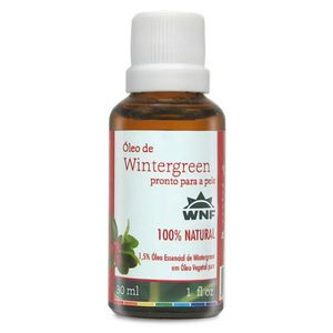 Óleo Essencial 1,5% Wintergreen Pronto para Pele 30ml - WNF