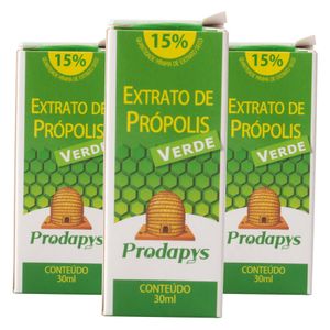 Kit 3x Extrato de Própolis Verde (15%) 30ml - Prodapys