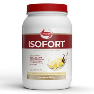 Isofort 900g Baunilha (Whey Protein Isolado) - Vitafor