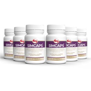 Kit 6x Simcaps (400mg) 30 Cápsulas - Vitafor