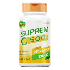 Suprem C500 (Vitamina C e Zinco) 60 Cápsulas - Unilife