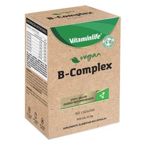 Complexo B Vegano 60 Cápsulas - Vitaminlife