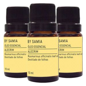 Kit 3x Óleo Essencial Alecrim 10ml - By Samia