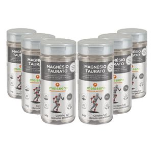 Kit 6x Taurato de Magnesio (94mg) 120 Cápsulas - Meissen