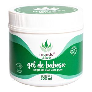 Gel de Aloe Vera (Aloe Vera) Natural 500ml - Mundo Aloe