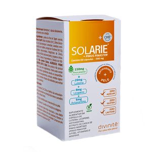 Solarie - Luteína, Astaxantina e Pinus Pinaster (500mg) 60 Cápulas Vegetais - Divinité