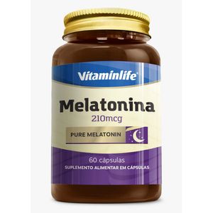 Melatonina (210 mcg) 60 Cápsulas - Vitaminlife