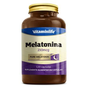 Melatonina (210 mcg) 120 Cápsulas - Vitaminlife