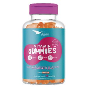 Vitamina Cabello, Piel y Uñas (Biotina, Vitaminas y Minerales) Sabor Naranja 60 Chicles - Global Suplementos