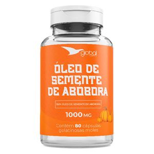 Aceite de Semilla de Calabaza (1000mg) 80 Cápsulas - Global Suplementos