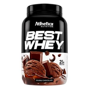 Best Whey Protein (25g de Proteína) Sabor Double Chocolate 900g  - Athletica Nutrition