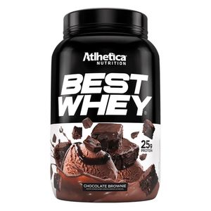 Best Whey Protein (25g de Proteína) Sabor Brownie de Chocolate 900g  - Athletica Nutrition