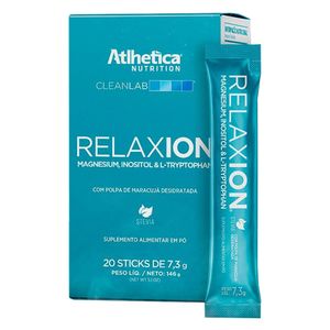 Clean Lab Relaxion (Inositol, Bisglicinato de Magnesio y L-Triptófano) Sabor Maracuyá 20 Sticks de 7,3g - Athletica Nutrition