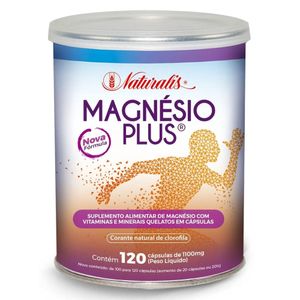 Magnésio Plus (1200mg) 120 Cápsulas - Naturalis
