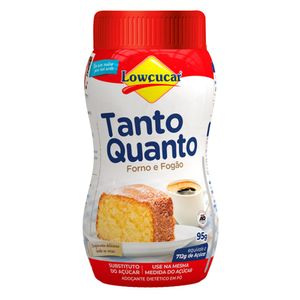 Adoçante Culinário Tanto Quanto em Pó 95g - Lowçucar