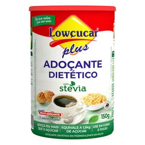 Adoçante Plus com Stévia em Pó 150g - Lowçucar