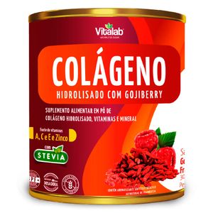 Colágeno Hidrolisado Sabor Gojiberry e Framboesa 300g - Vitalab