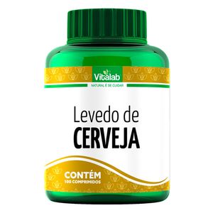 Levedo de Cerveja 100 Comprimidos - Vitalab