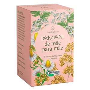 Chá De Mãe Para Mãe - Orgânico (Feno-Grego, Casca de Laranja, Erva-doce e Funcho) 15 Sachês de 1,5g - Iamani