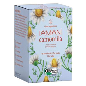 Chá Camomila - Orgânico 15 Sachês de 1g - Iamani