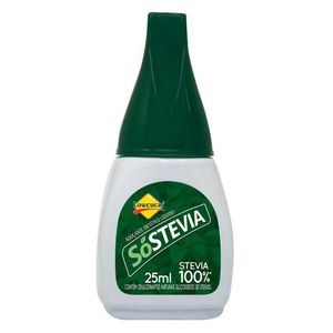 Edulcorante SóStevia Líquido 25ml - Lowçucar