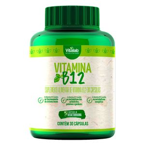 Vitamina B12 Vegana 30 Cápsulas - Vitalab