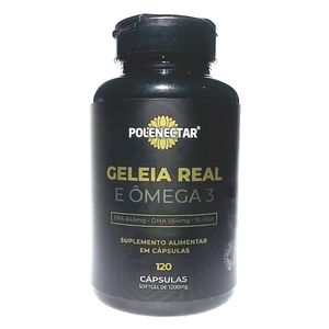 Geléia real com Ômega 3 120 Cápsulas - Polenectar