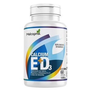 Cálcio + D3 ( Carbonato de Cálcio e Colecalciferol) 100 Cápsulas - Melcoprol