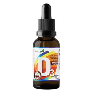Vitamina D3 (2000UI) 30ml Sabor Frutas Vermelhas - Melcoprol