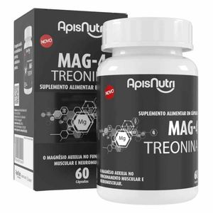 Mag-4 Treonina (610mg) 60 Cápsulas - Apisnutri