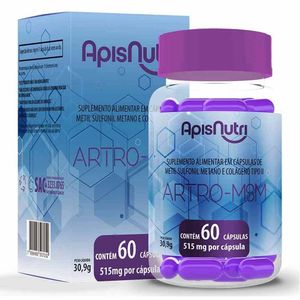 Artro MSM (Metilsufonilmetano) 60 Cápsulas - Apisnutri