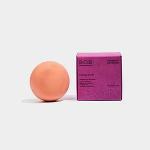 Shampoo em Barra Revitalizante (Pracaxi, Queratina, Lavanda e Patchouli) 80g - B.O.B