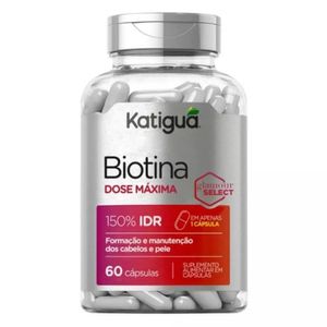Biotina Dose Máxima (45mcg) 60 Cápsulas - Katiguá
