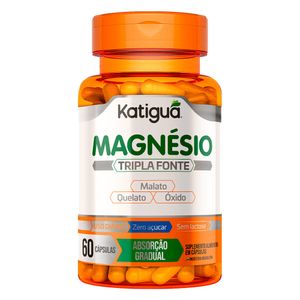 Magnésio Tripla Fonte 60 Cápsulas - Katiguá