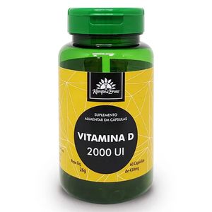 Vitamina D3 (2000 UI) 60 Cápsulas - Herbal Field