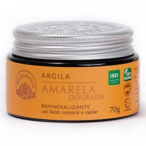 Argila Amarela Dourada 70g - Bio Essência